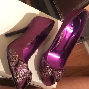 Open toe heels